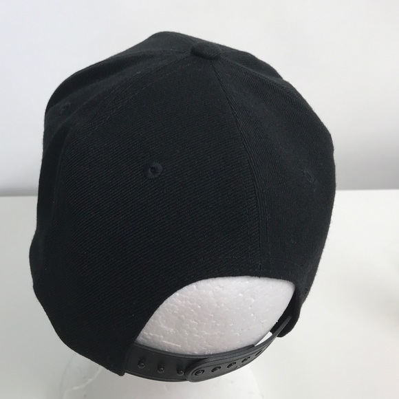 VTG AOW Black Embroidered Hat Snap back one Size - Picture 3 of 5